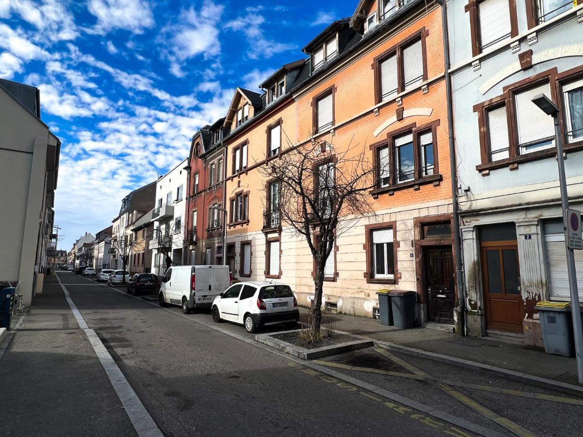 # Le 3 # Joli Appartement T3 Mulhouse Centre, Neuf, Calme Et Tout Equipe 外观 照片