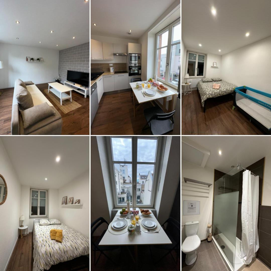 # Le 3 # Joli Appartement T3 Mulhouse Centre, Neuf, Calme Et Tout Equipe 外观 照片