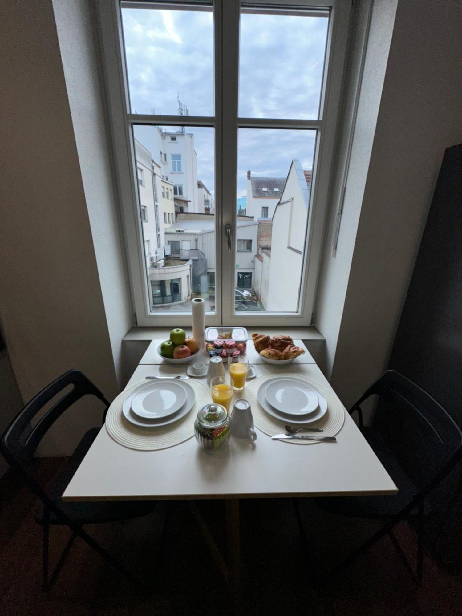 # Le 3 # Joli Appartement T3 Mulhouse Centre, Neuf, Calme Et Tout Equipe 外观 照片