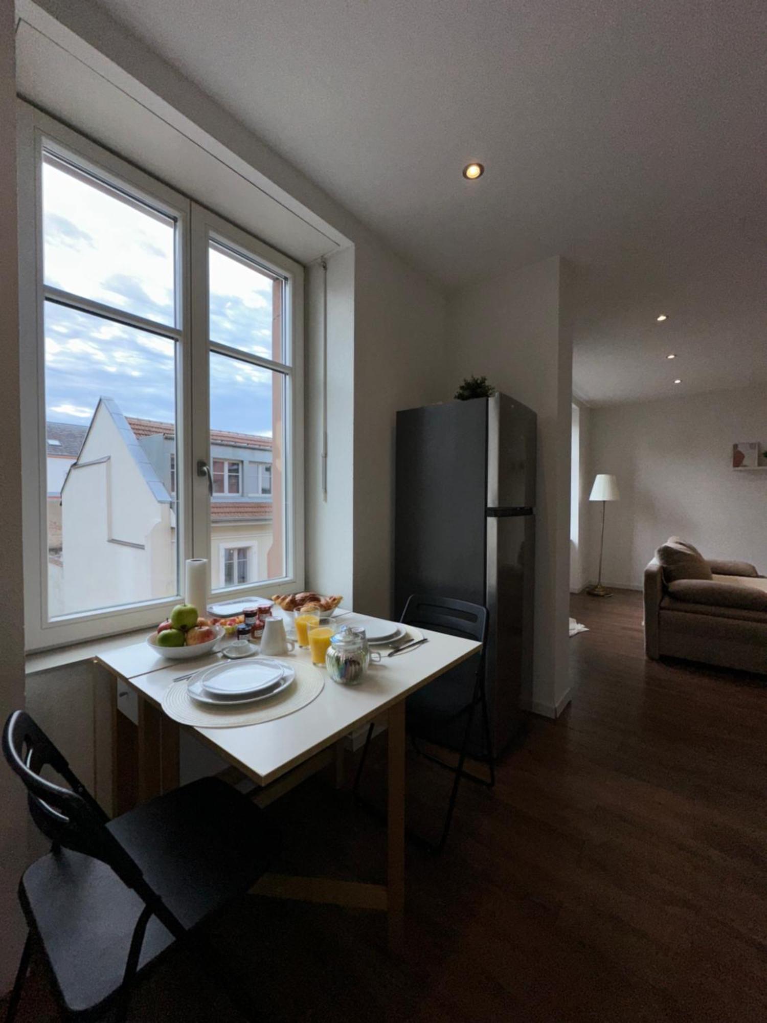 # Le 3 # Joli Appartement T3 Mulhouse Centre, Neuf, Calme Et Tout Equipe 外观 照片