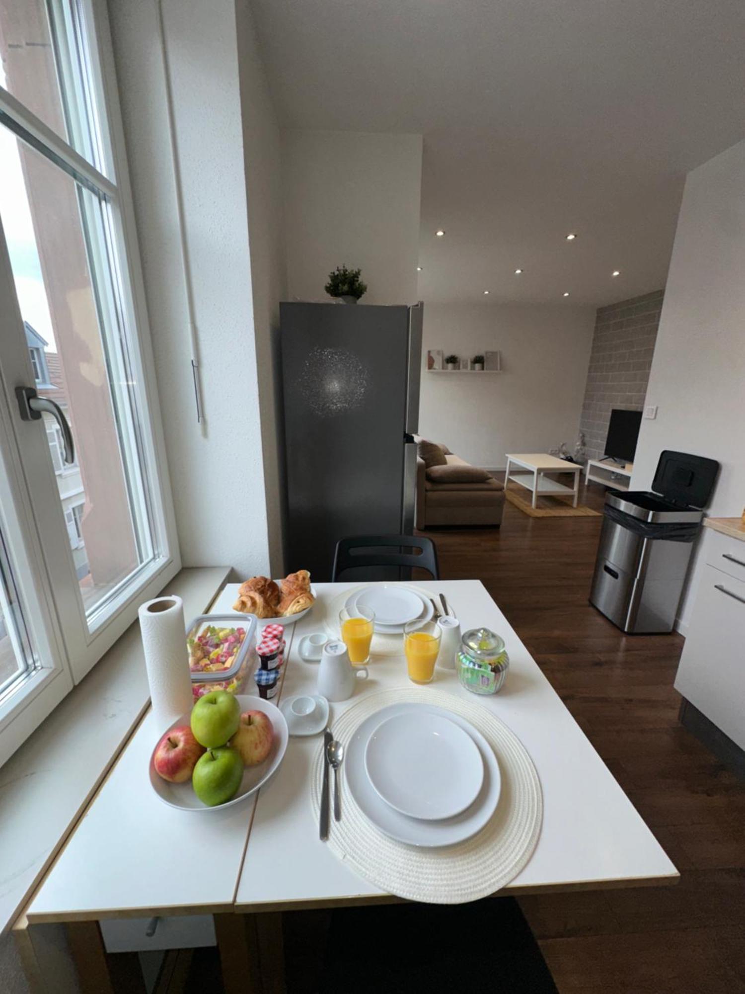 # Le 3 # Joli Appartement T3 Mulhouse Centre, Neuf, Calme Et Tout Equipe 外观 照片