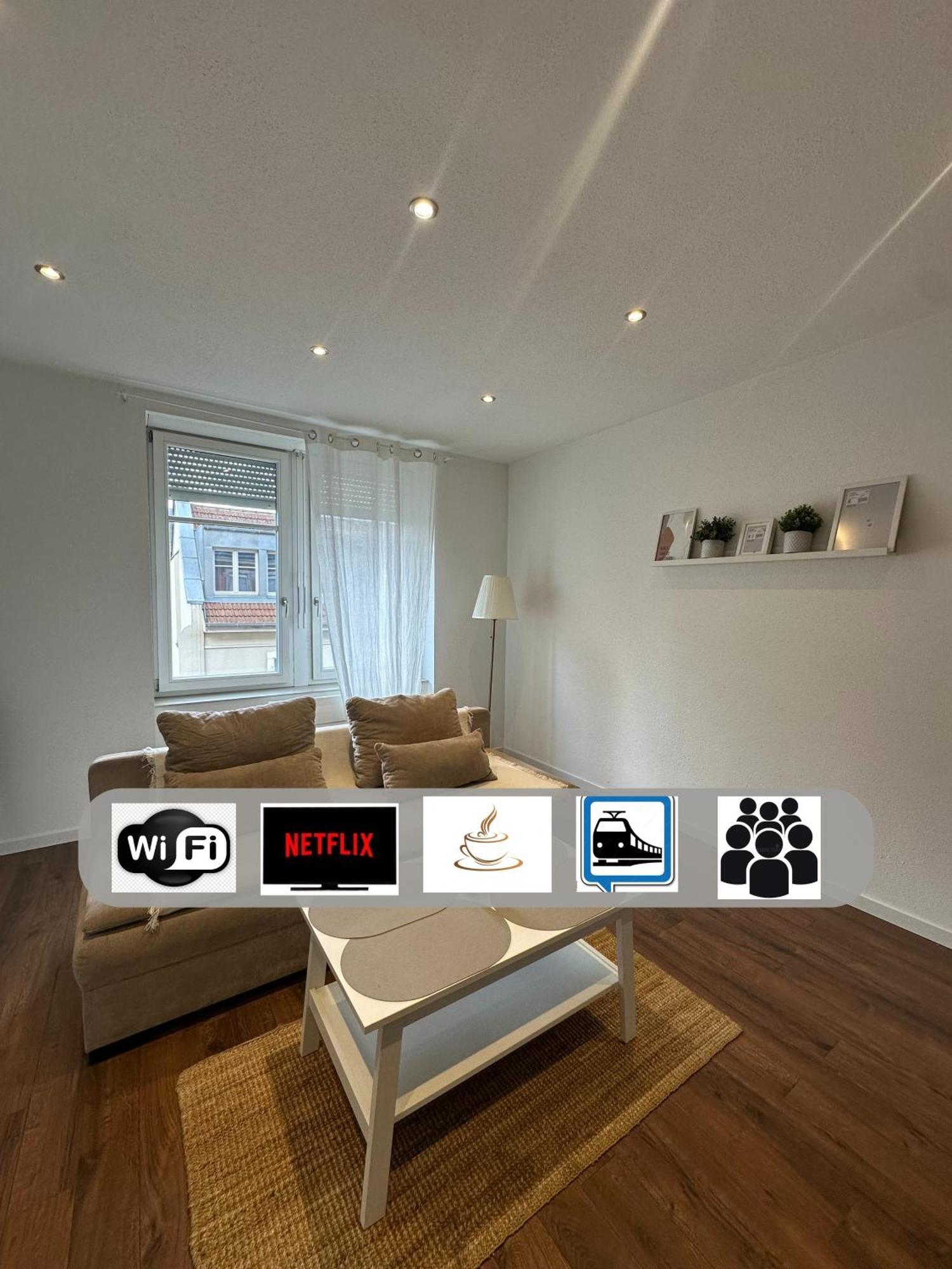 # Le 3 # Joli Appartement T3 Mulhouse Centre, Neuf, Calme Et Tout Equipe 外观 照片