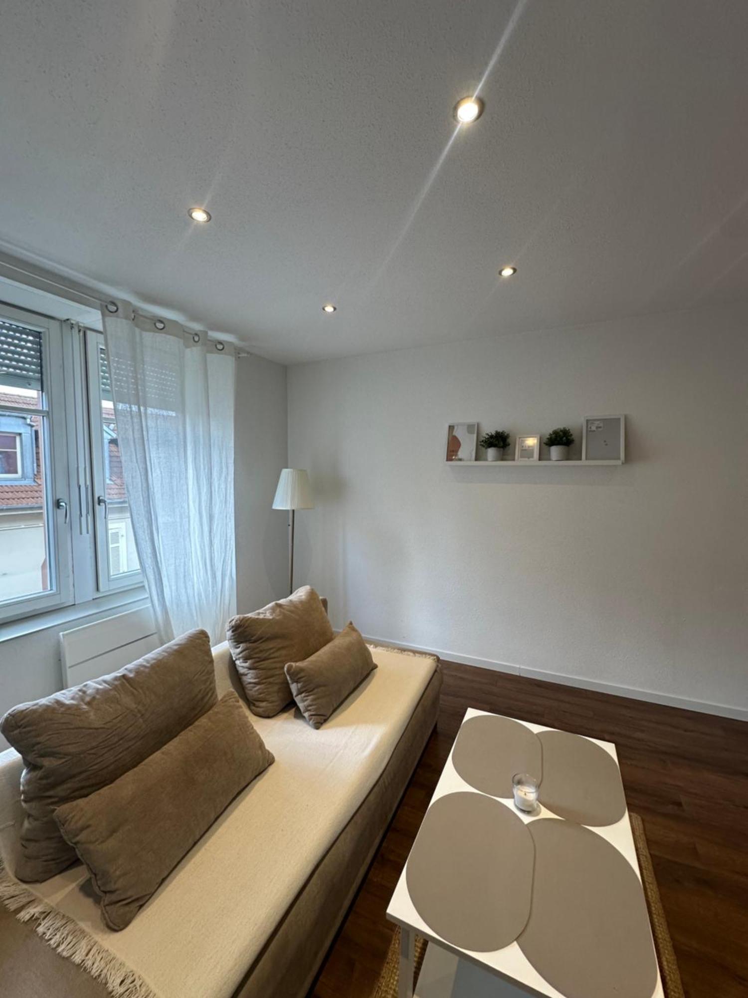 # Le 3 # Joli Appartement T3 Mulhouse Centre, Neuf, Calme Et Tout Equipe 外观 照片